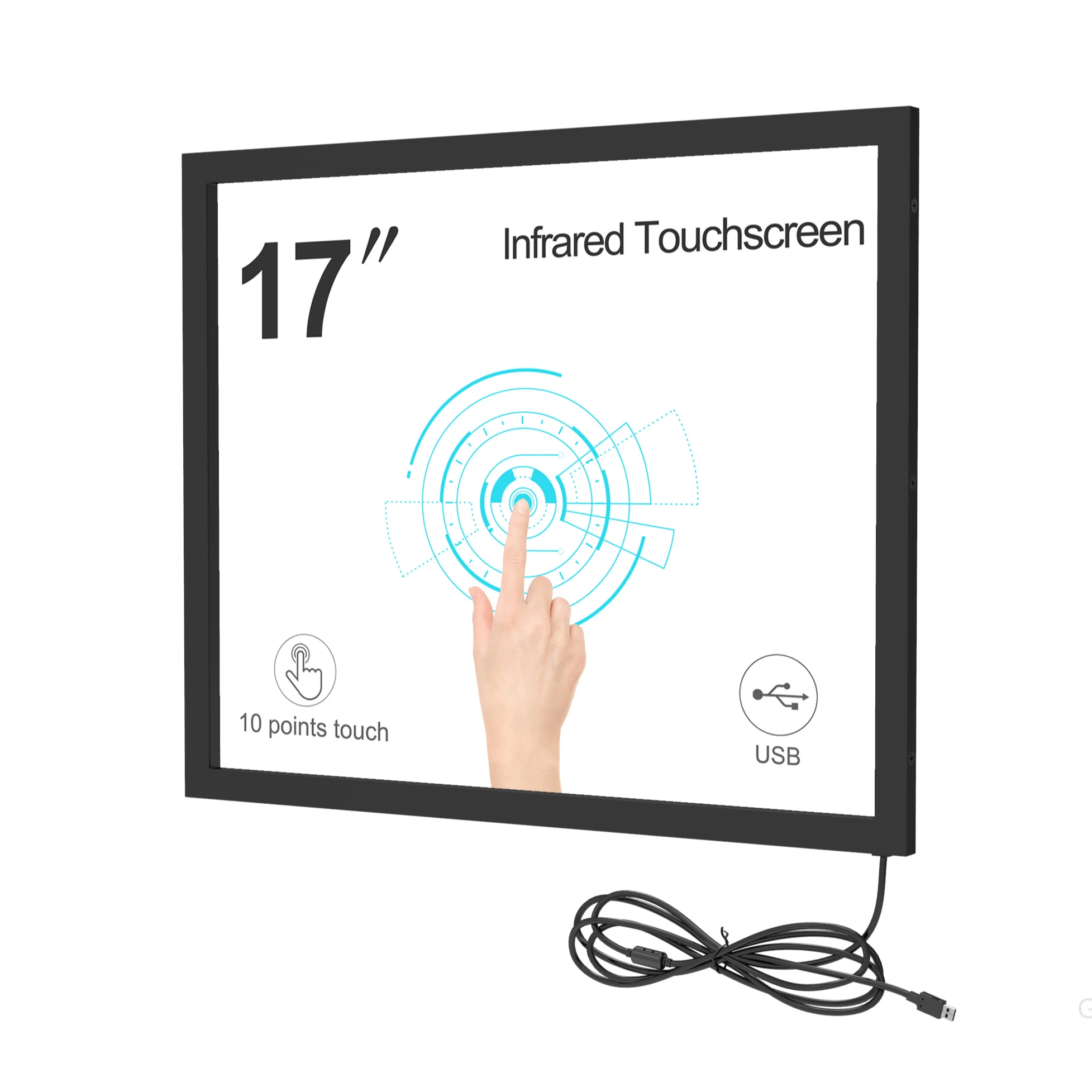 

GreenTouch 17 inch multi IR touch screen kit overlay