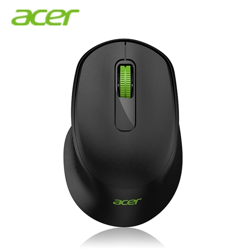 

L171-WP, Acer Blue -tooths 2.4G Wireless mouse Factory supply Wireless mouse Soft Mouse for Laptop or Macbook, White/black