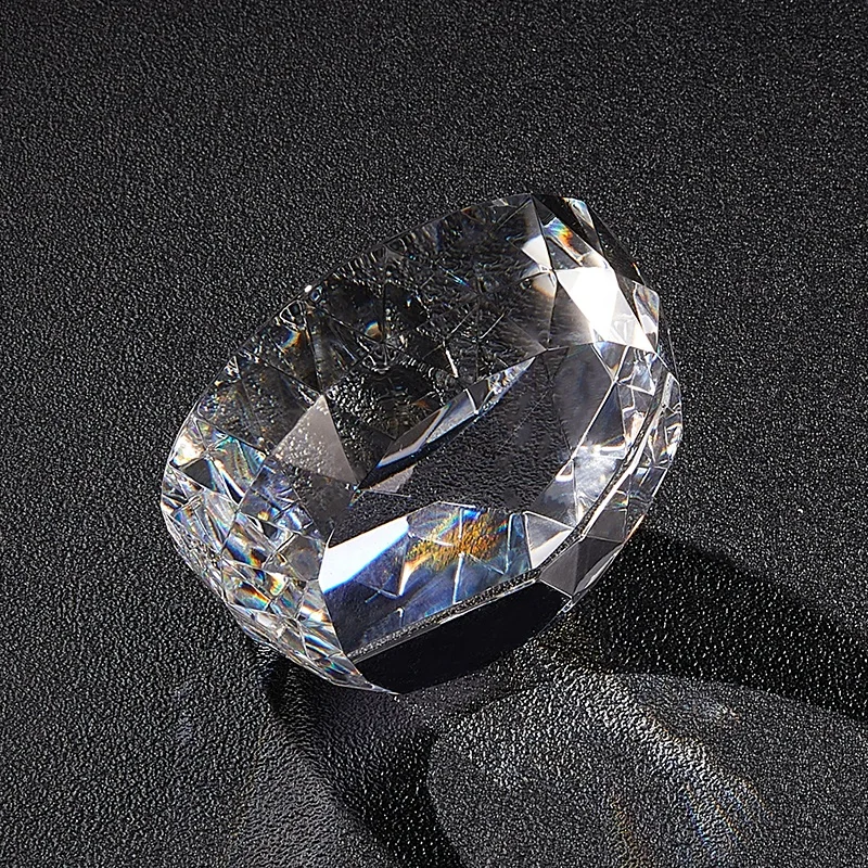 
Multi Faceted High Quality Vintage Glass Can Laser Engraved Crystal Blank Luster Block 