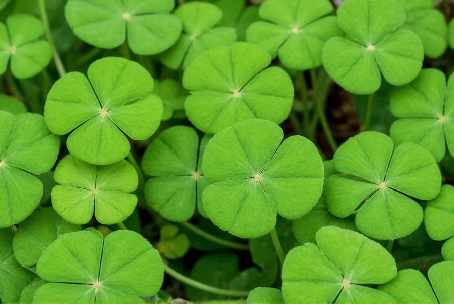 Dutch clover seed germination stages showing root development and leaf emergence