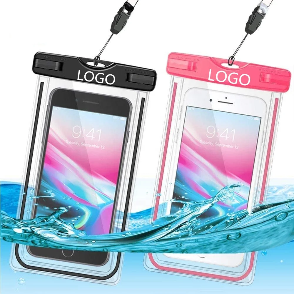 

FREE SAMPLE Wholesale PVC Universal Size Underwater IPX8 Water proof Pouch Case Waterproof Phone Bag for Mobile Phone, Customizable