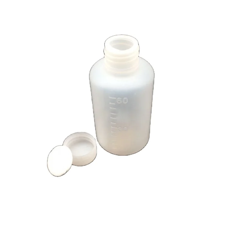 

Cheap medicinal packaging 60ml disposable plastic bottle 60ml plastic medicine bottle