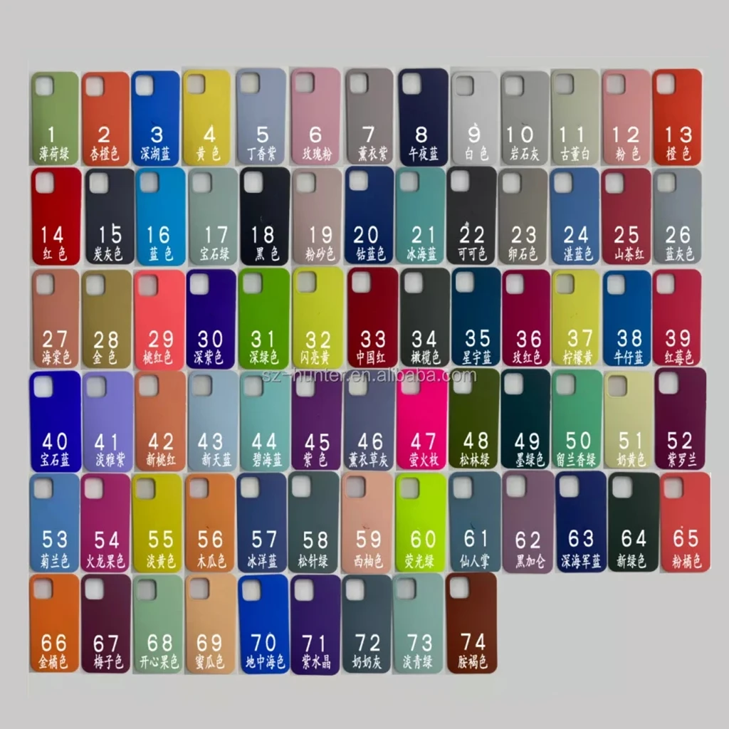

For Apple iPhone Liquid Silicone Phone Cover with Logo Box Package