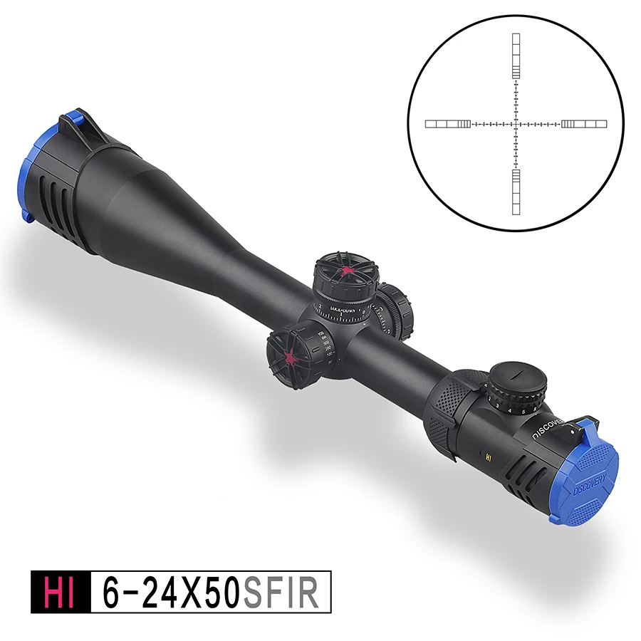 

Discovery Scope HI 6-24X50 SFIR Guns and Weapons Army Scopes & Accessories Pcp Airgun First Focal Plane Reticle