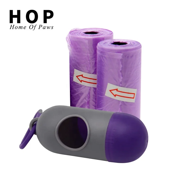 

Factory Wholesale Custom Pet Dog Poop Bag Holder Pet Dog Poop Bag Dispenser, Grey/purple+grey
