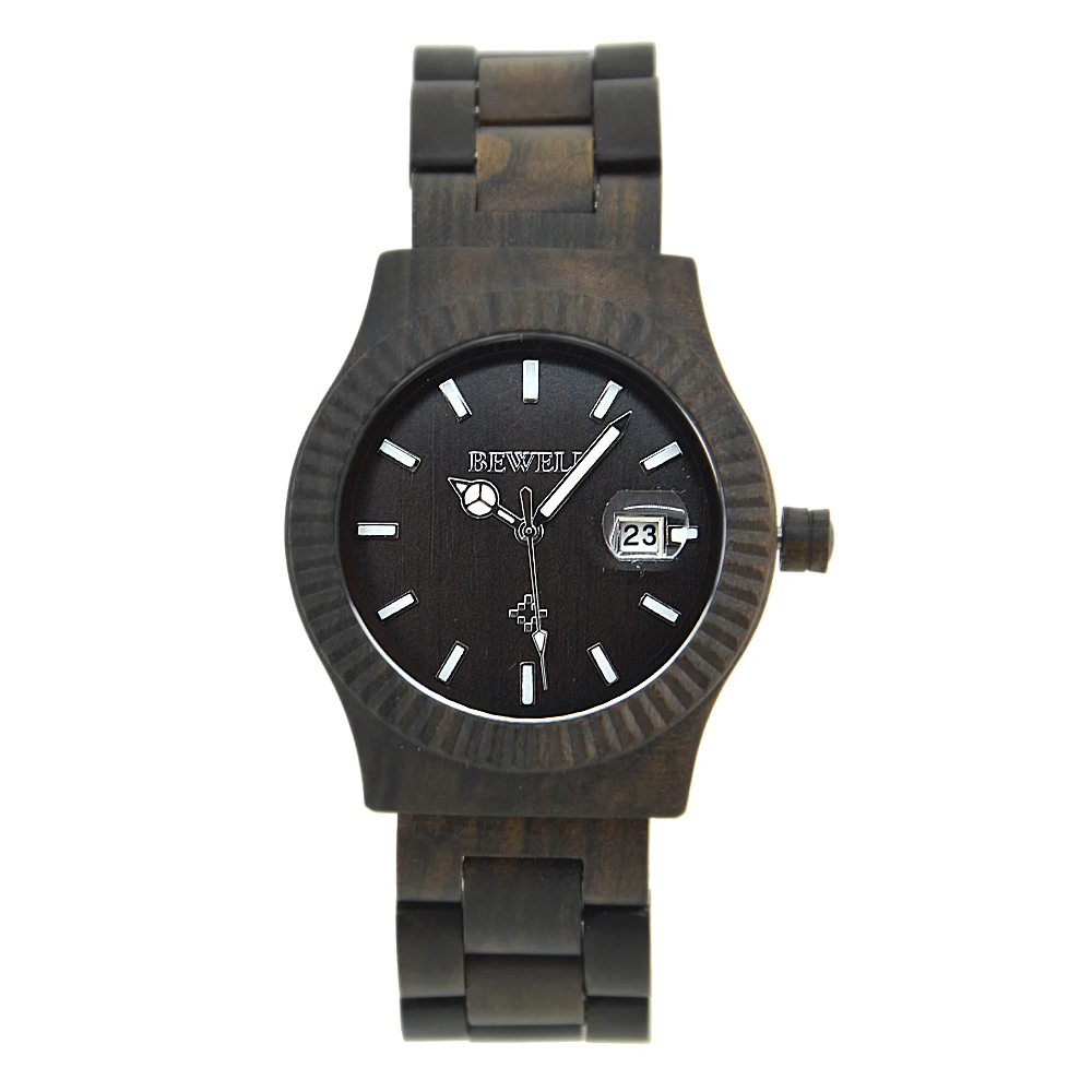 

Mens Black Wooden Watch Custom Watch Wood Quartz