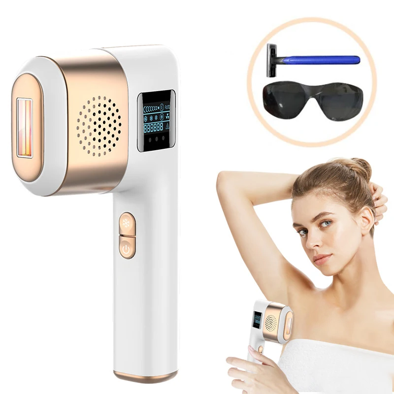 

Painless Freezing Point Ipl Hair Laser Removal Portable Ipl Laser Hair Removal Body Hair Epilator for Home Use