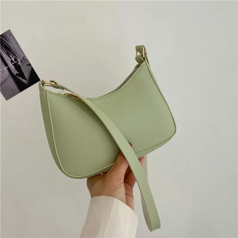 

2021 fashion lady messenger bag handbag solid color female mini shoulder bag Korean designer girl underarm bag