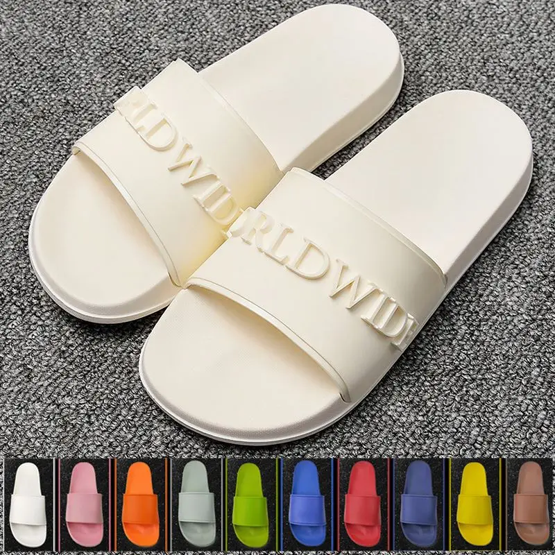 

MYSEKER Stand For Slippers Or Shoes Sliders Men Ware In Home Importacao Chinelos Genuine Costomer Slides Cute Slide Sandals, Customized color