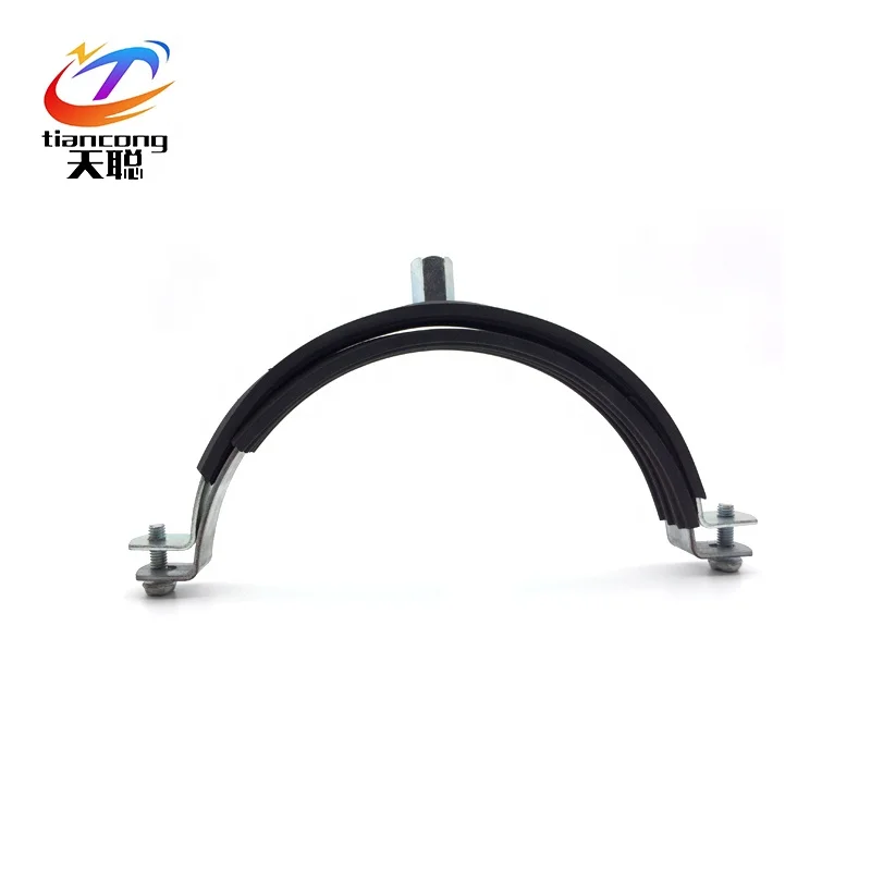 
Metric steel single pipe clamps 