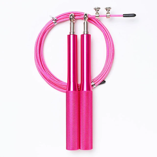 

Weighted Speed Jump Rope, Steel Wire Adjustable Jumping Ropes Sweatband Skipping Rope, Color can be customized