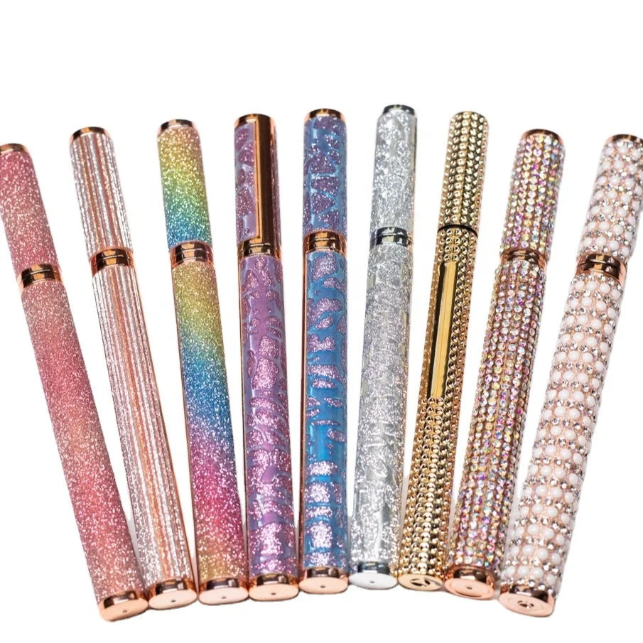 

2021 wholesale adhesive eyeliner glue pen lash glue, Black,brown,clear,colorful