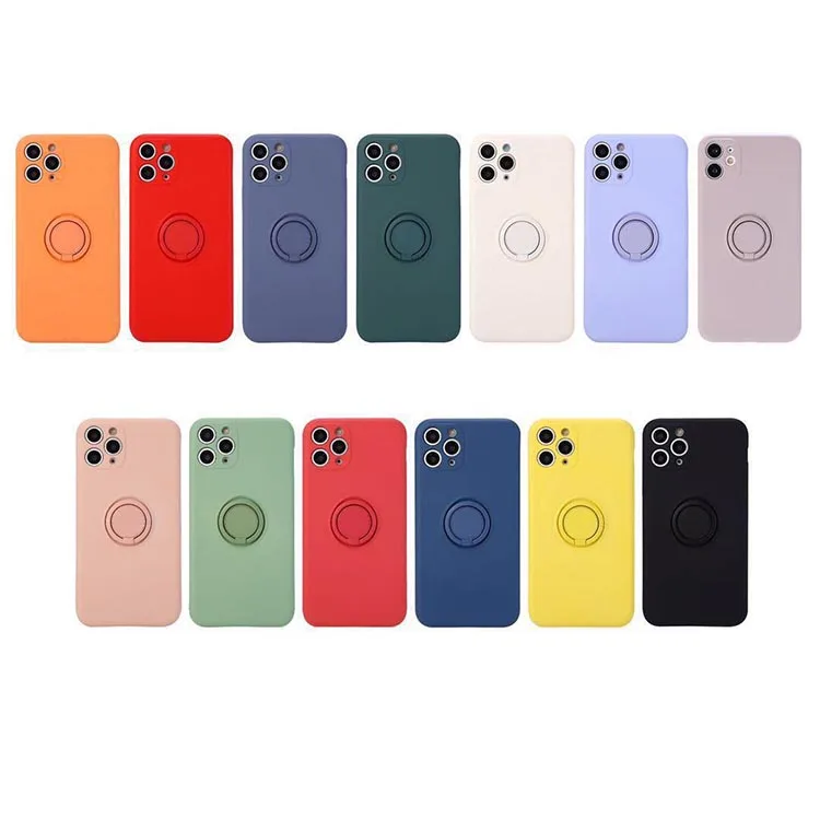 

Back Cover 360 Ring Holder Mobile Phone Case For I Phone X XS XR 7 8 Plus For iPhone 11 12 Pro Max