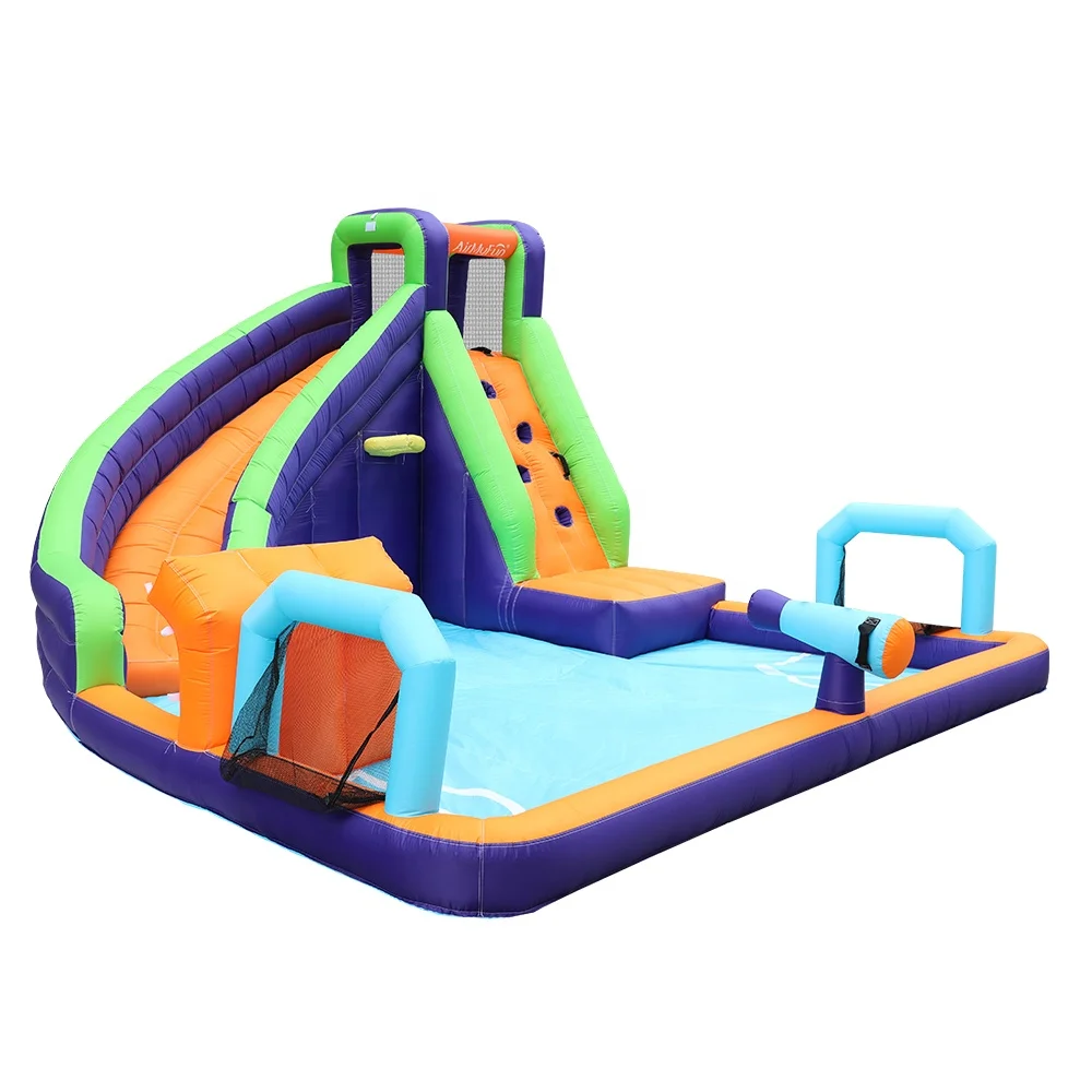 

kid obstacle toboggan gonflable combo bouncer inflatable water slide jumper slide bounce house