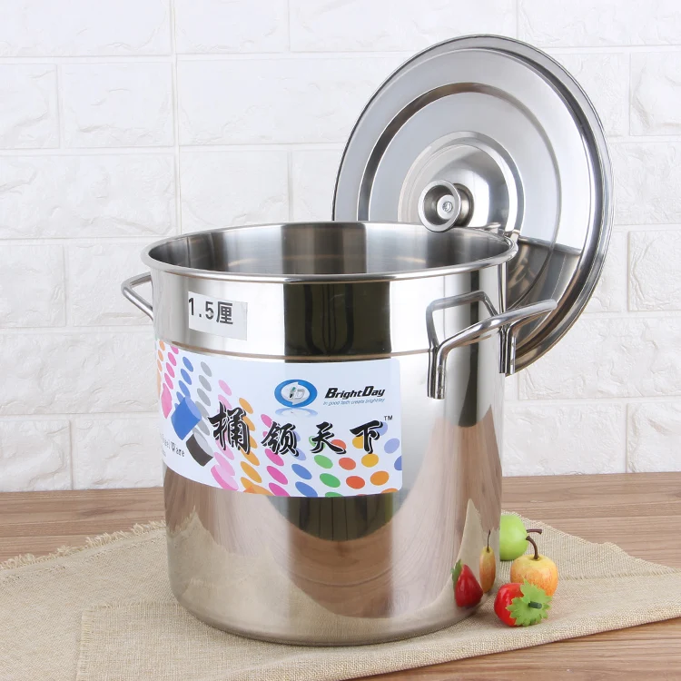 Large Cookware Commercial Induction Heavy Duty Stainless Steel Cooking