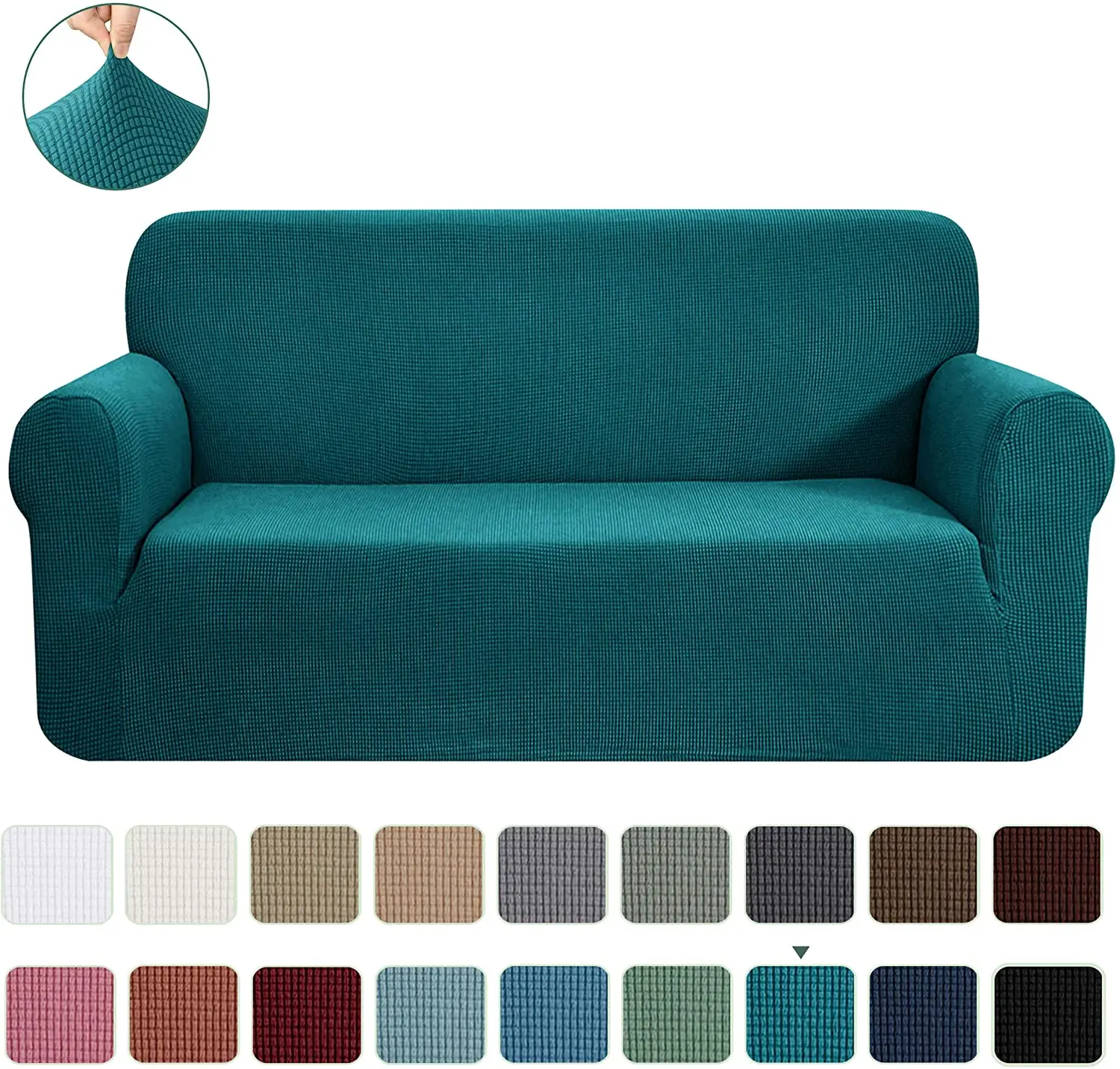 Reador Retailer Stretch Loveseat Sofa Slipcover Washable Customized Color Furniture Protector
