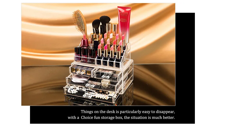 Wholesale Clear Cosmetic Makeup Storage Acrylic Makeup Organizer Buy