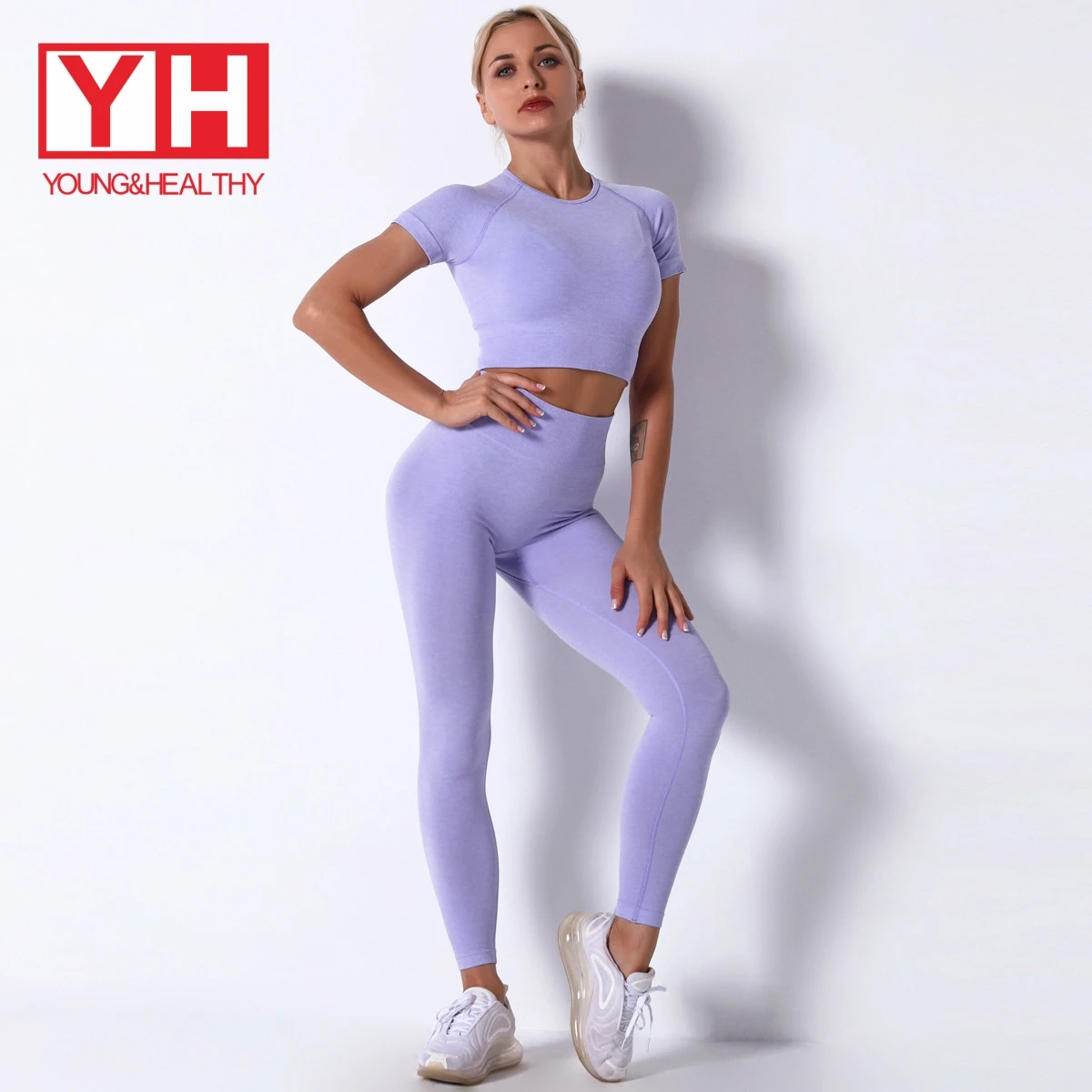 

Wholesale Compression Custom Logo Womens Plus Fitness Yoga Pant Sets