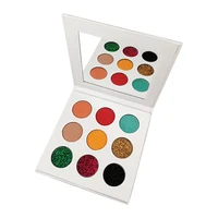 

High Pigment 91 Colors Free Choose Custom Eyeshadow Palette 9 Colors Palette Private Label 36Mm With Mirror