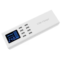 

2019 New High Quality Multi 8 USB Port 5V 8A US/EU/UK Plug Led USB Charger Mobile Phone USB Charging Port Station Socket