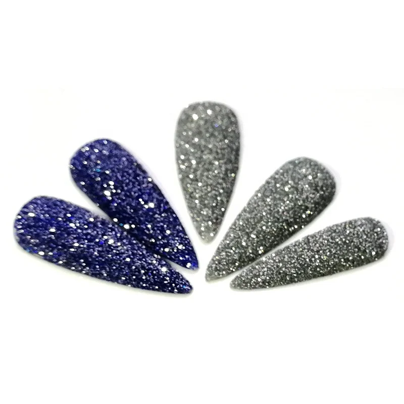 

Wholesale Press On Nails For Women Prism Diamond Powder Sequins Glitter Reflective Powder Wholesale Super Shinny Nail Supplies