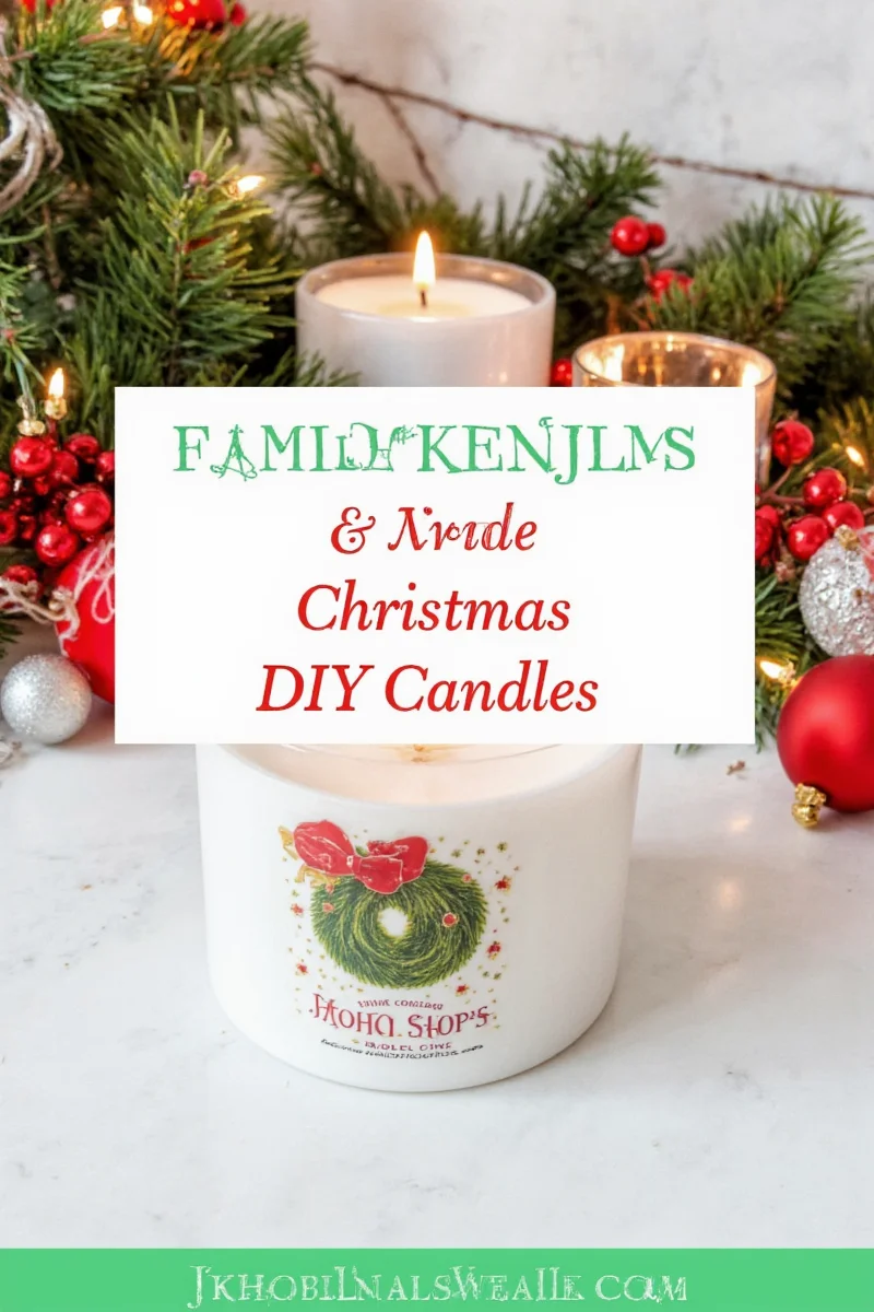 5 festive family friendly christmas diy candles to spark joy this holiday season