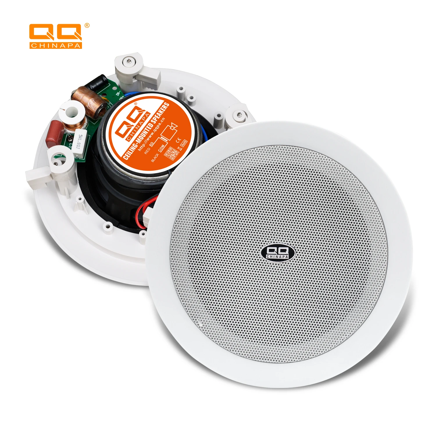 

Good Bass 6.5inch WIFI BT Wireless In Wall Ceiling Speaker Waterproof 30w 2ch