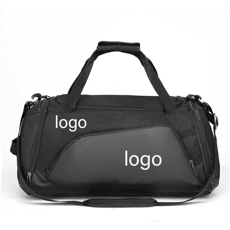 

Large Capacity Custom Logo Travel Bag Waterproof Sport Gym Travel Sneaker Duffel Bag With Shoe Compartment