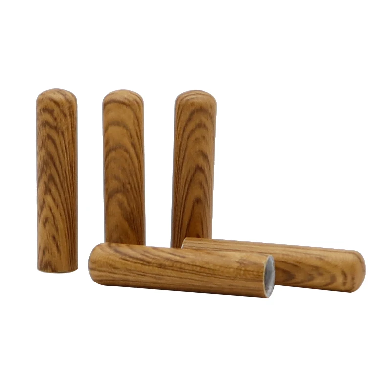 

XuanSi Manufacturer's New Design Round Metal Shoe Decoration Wood Color 4.77*20.6mm Metal Shoulder Strap Is Affordable, Customized