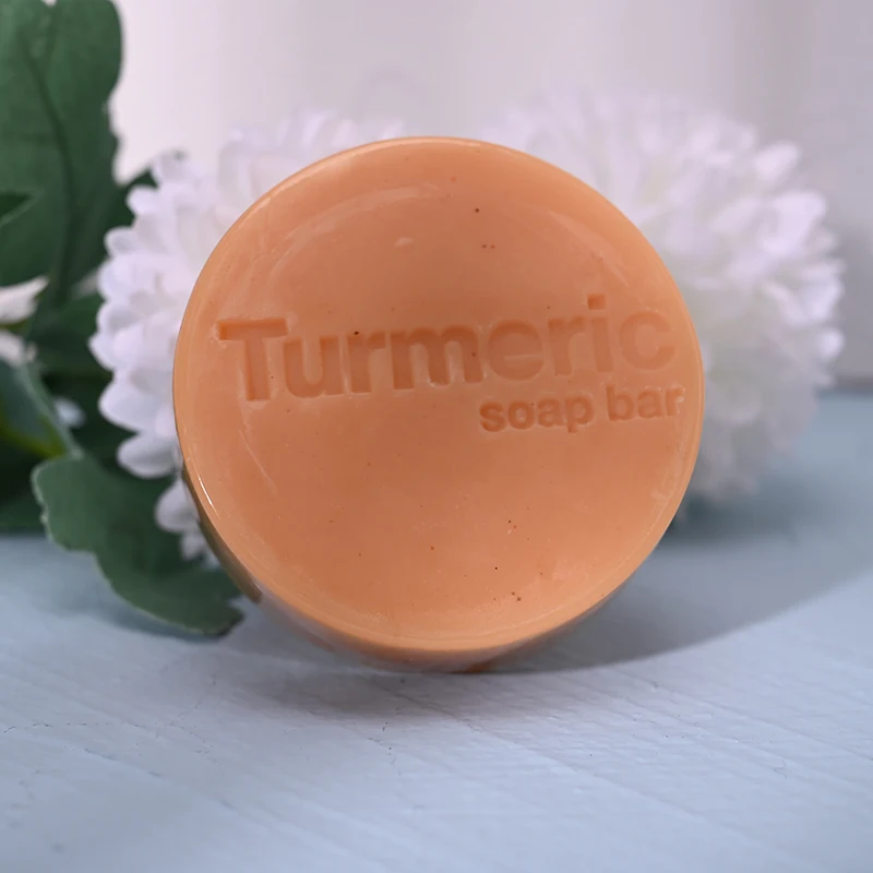 

Private Label Natural Organic Turmeric Handmade Soap Anti Acne Whitening Herbal Turmeric Soap