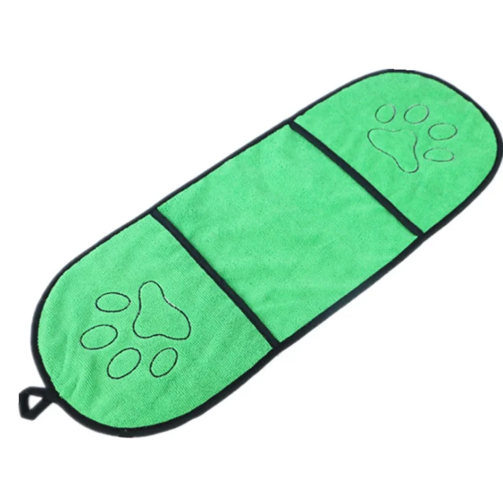 

Absorbent Dog Towel Pet Bath Towel With Pocket Fashion Soft Pet Towel