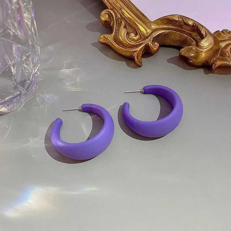 

Hoop Earring Charm Stock Lot Ying Yang Zircon Set Iced Long Drop Gold Ball Earrings