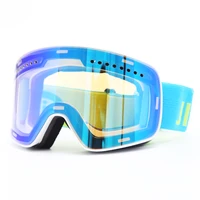 

Jiepolly Logo Ski Usage and PC Lenses Ski Goggle Custom Adult Fashion Double Lens Magnetic Anti-fog Ski Glasses Oem Snow Goggles