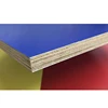 3mm white, blue, teak, beech colors melamine plywood