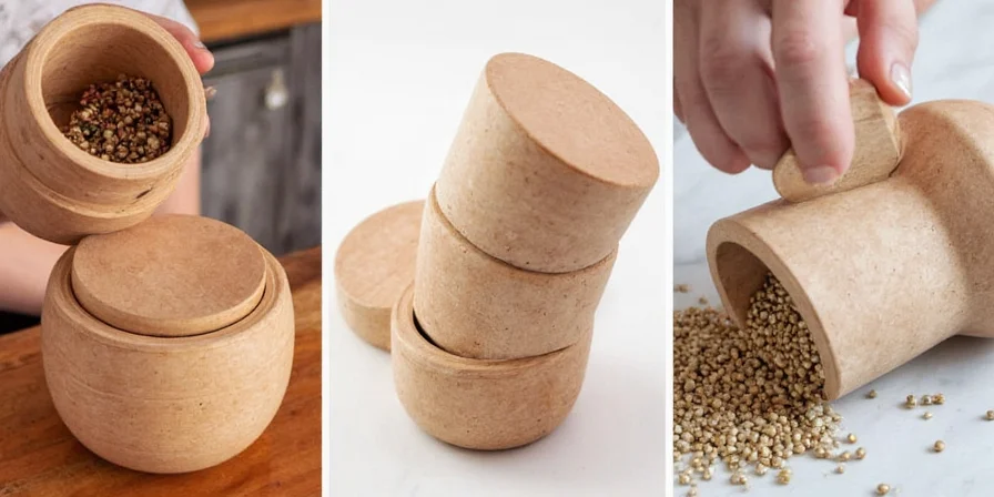 Organized spice jars in a cool, dark pantry