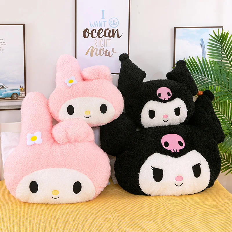 

2023 Oversized Kulomi Melody Plush Toys Carton Plush Animal Throw Pillows Little Devil Sofa Cushions Kids Dolls