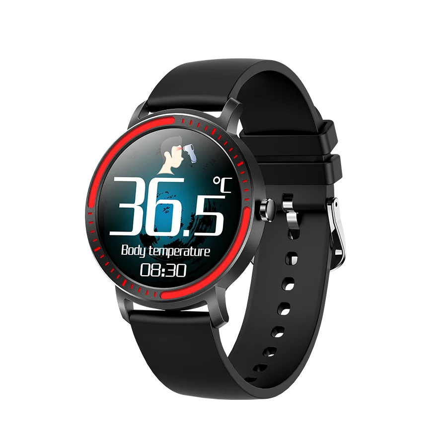 

Smartwatch Heart Rate Monitoring Multi-functional Sports Ios Esupports Android and System Waterproof Women Wrist Sport Band < 2", Black