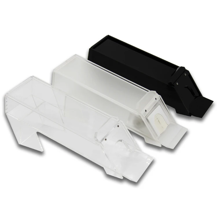 

High-Quality Frosted Acrylic Card Shoes Can Hold Up To 8 Cards Professional Sports Distributor