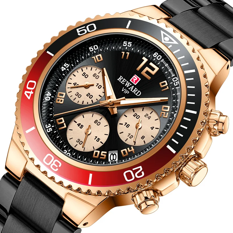 

Reward Top brand stylish stainless steel quartz watch for man China shenzhen manufacturer luxury alloy best men wrist watches