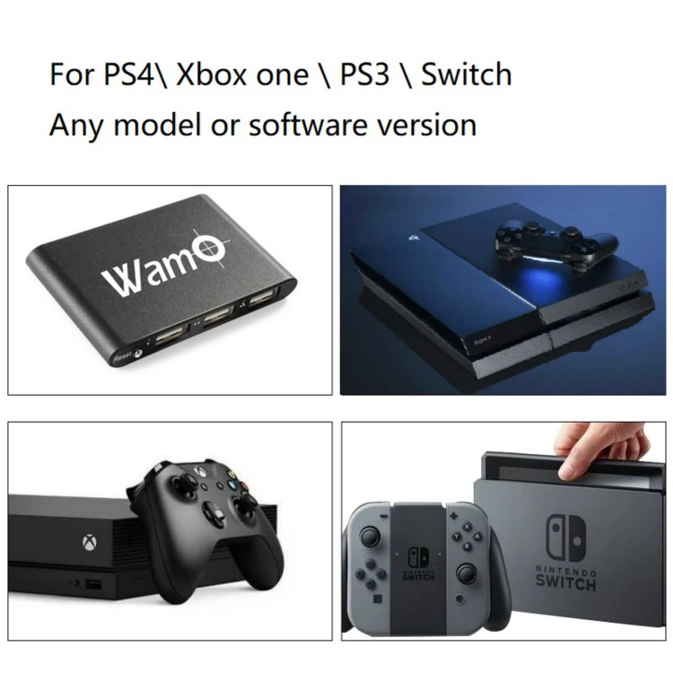 
Factory sell Keyboard & Mouse Adapter For PS4/ PS3/X box one/ switch game accessories controller Converter 