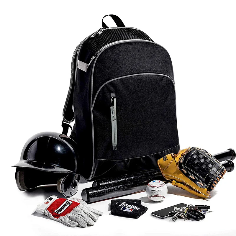 

Customizable logo outdoor sports large capacity baseball bag softball backpack for teenager