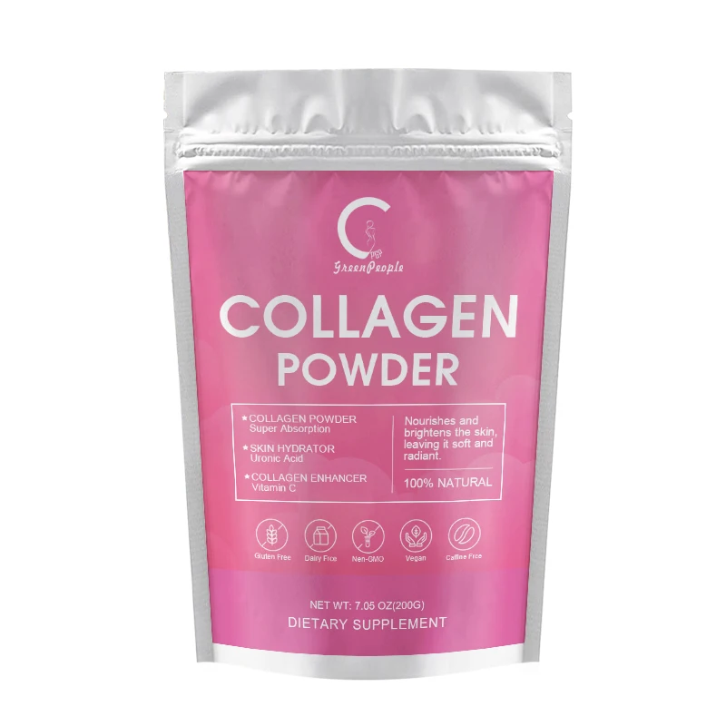 

Private Label 200g Vegan Collagen Powder Super Absorption for Skin Beauty and Whitening