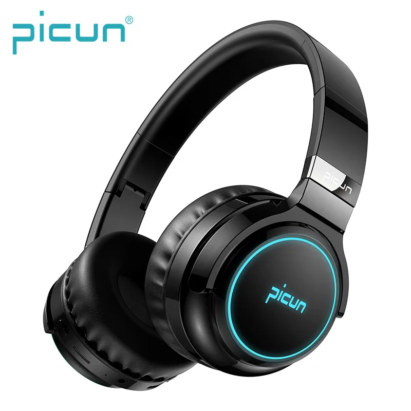 

Picun B26 Cool Colourful LED Light Glowing Bluetooth Headphone Wireless RGB Headset