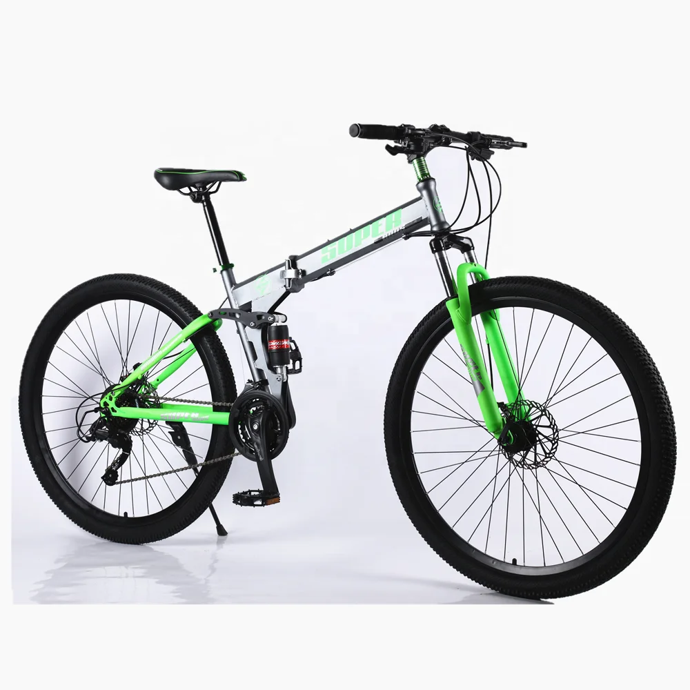 

29inch foldable mountain bicycle 24inch folding bike with suspension frame, Red,white,black, yellow, blue...