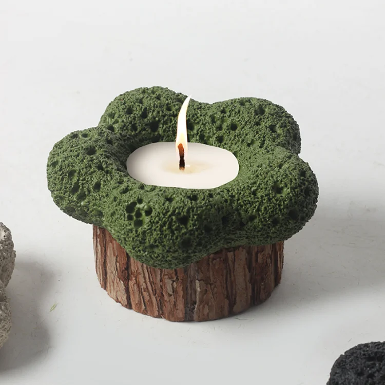 

New Cement Aromatherapy candle styles diverse unique appearance innovative products Wholesale