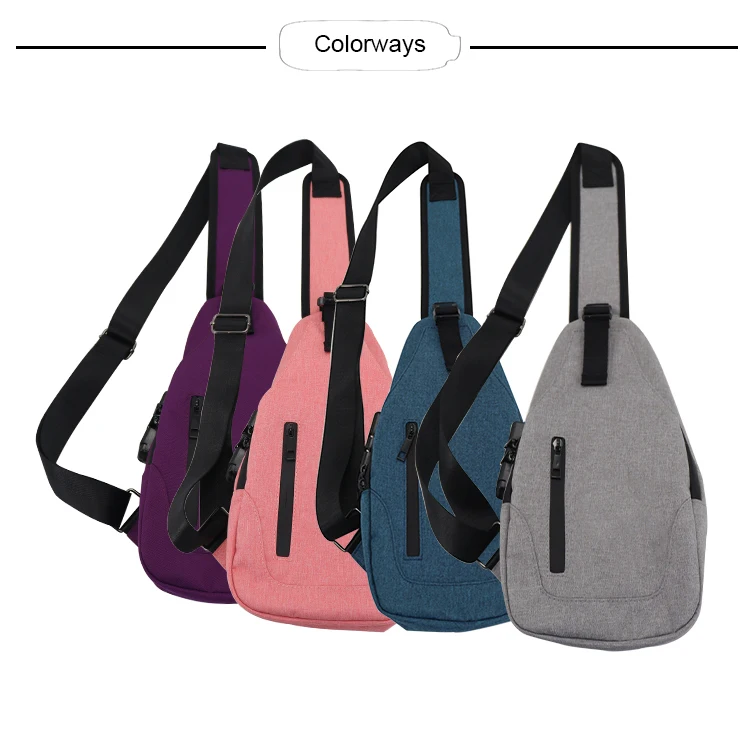 

custom smell proof sling shoulder bags red men weed carbon lind odor smelly proof smellproof rossbody chest bag with lock, Customized color