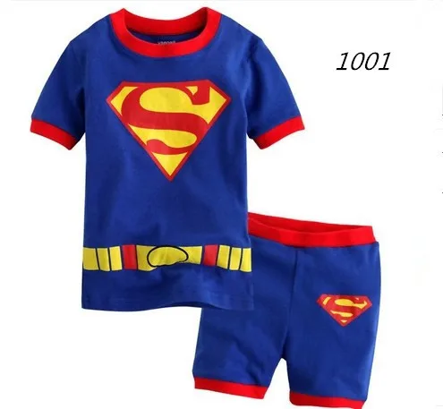 

Cotton Summer Short Sleeve Shorts Two Piece Set Childrens Clothing Pajama Baby Boy Home Clothes