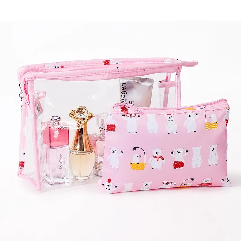 

Transparent USB Pouch Digital Organizer Bag With Handbag