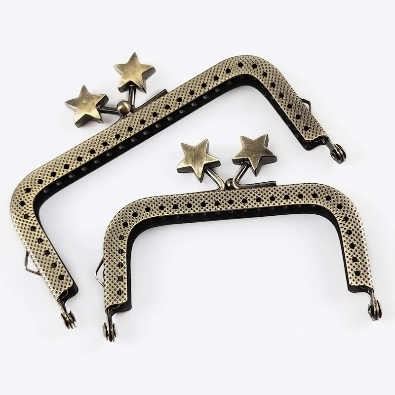 

Deepeel AP2372 8.5/10.5cm Purse Frame Clasp Hardware Accessories Bag Frame Arch Kiss Clasp Star Lock