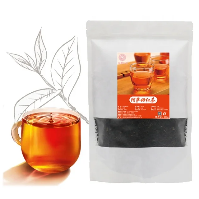 

Advanced Assam Black Tea leaves 600g Raw Material for Taiwan Milk Pearl Bubble Tea Chinese Black Tea